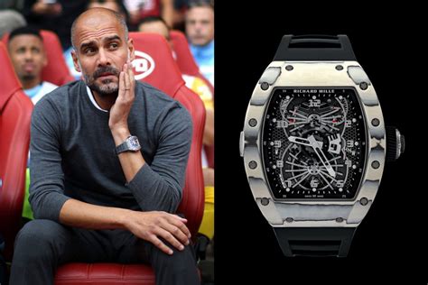 pep guardiola richard mille blue|pep guardiola sala watch.